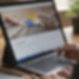 Illustration of accessing Google Drive interface