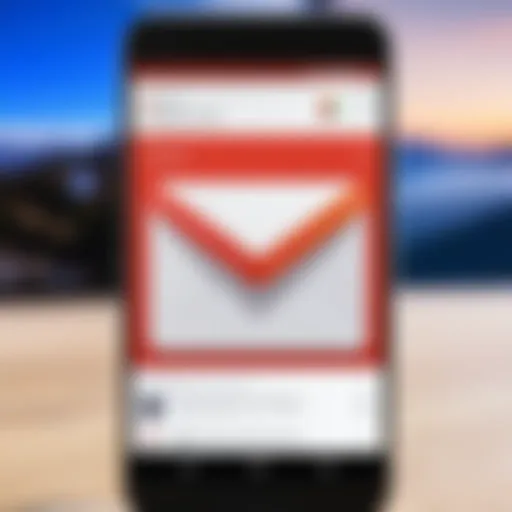 Gmail logo displayed on an Android device screen