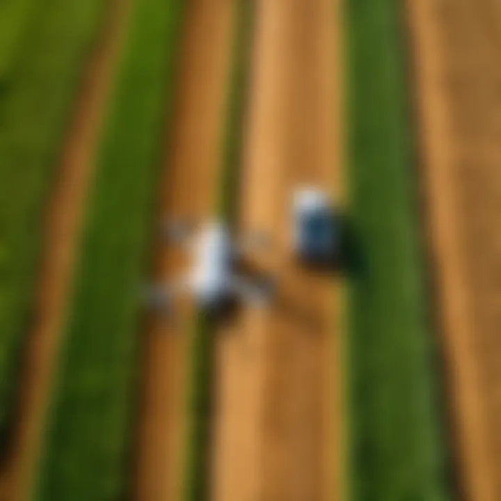 Drone mapping in agricultural field using DroneDeploy