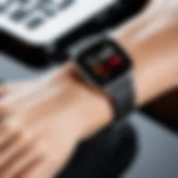 Sleek design of the Amazfit GTS Band showcasing its modern aesthetic