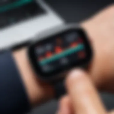 User Interface and Metrics User interface of the Amazfit GTS Band displaying performance metrics