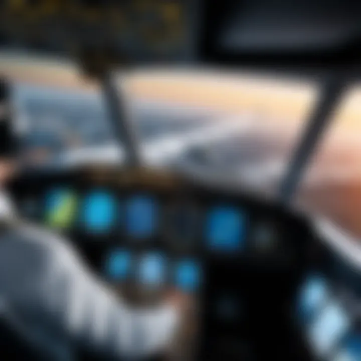 Immersive flight simulation experience on an Android device