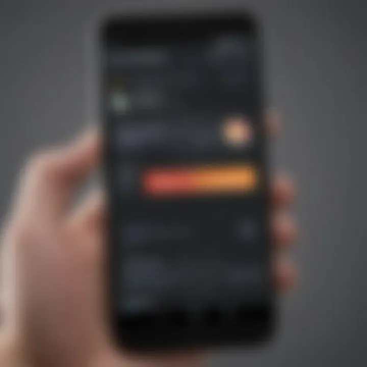 Graphic depicting enhanced user experience through app optimization