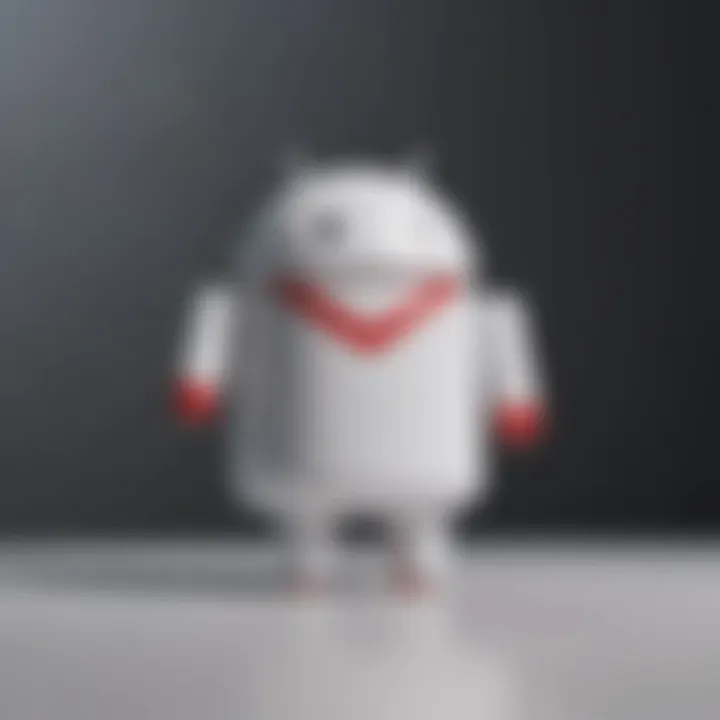 Android Device with Gmail Logo