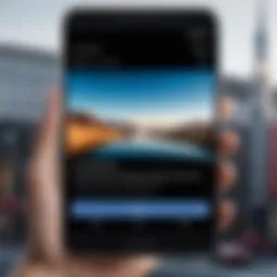 Innovative Android device showcasing cutting-edge design and features