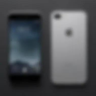 Comparison of Android and iPhone Devices Illustration of Android and iPhone devices