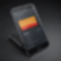 Illustration of an Android smartphone with an SD card