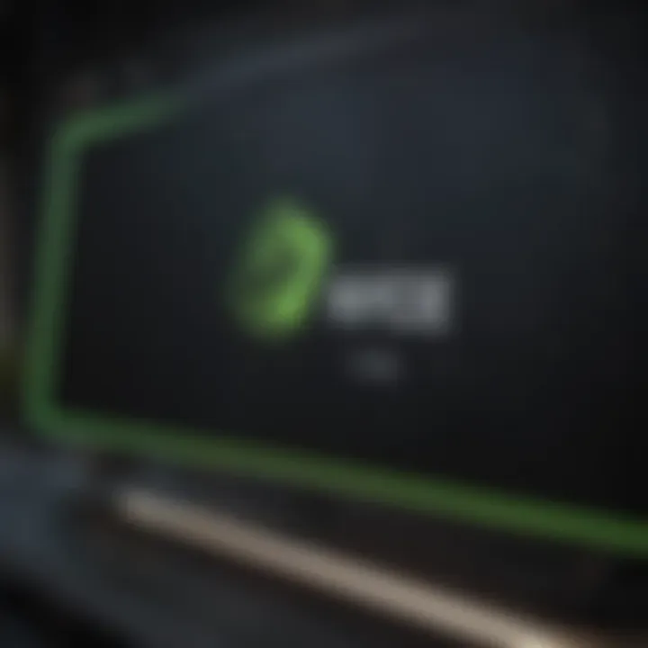 Apex GeForce Now Logo on Digital Screen