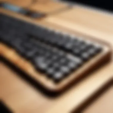Unleashing Natural Elegance Artisan Crafted Wooden Keyboard for Apple Enthusiasts
