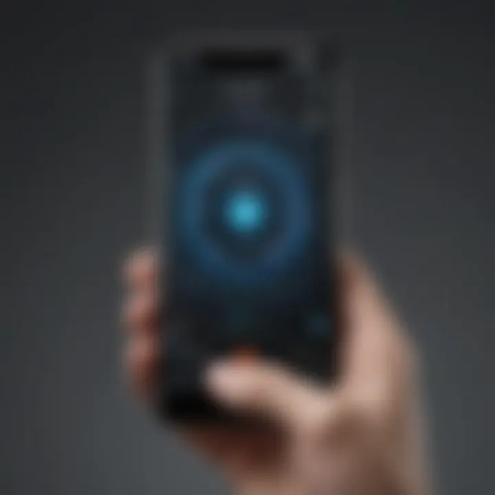 Innovative technology interface showcasing unlocked AT&T smartphone features