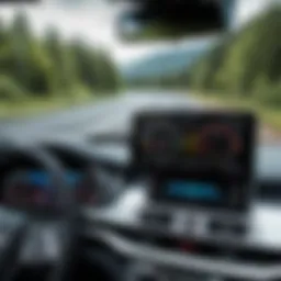 A sleek dashboard displaying an Android interface