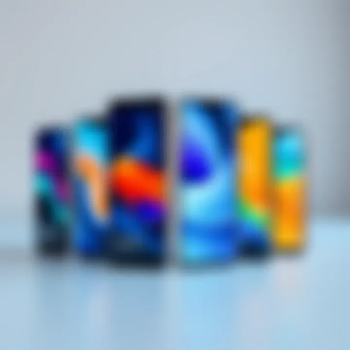 Comparison of various budget smartphone models