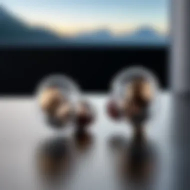 Sophisticated Design Earbuds Sophisticated earbuds with cutting-edge design
