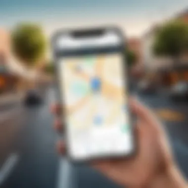 Real-Time Location Tracking Map displaying real-time location tracking