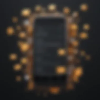 Curtailing Spam Texts on Android Devices Illustration of smartphone with spam texts