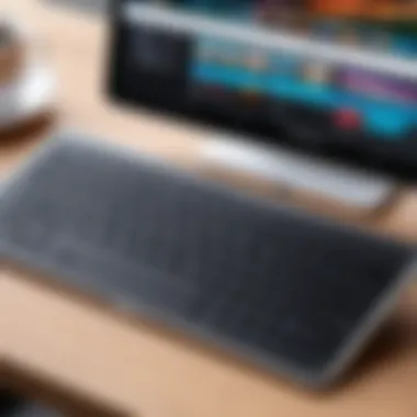 Sleek and Stylish Bluetooth Keyboard for iPad Pro 11" Elegant Bluetooth keyboard showcasing sleek design