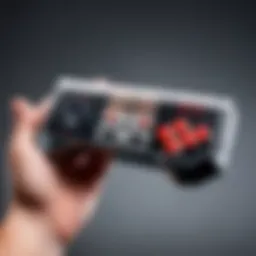 Bluetooth NES Controller showcasing modern design
