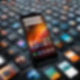 An array of smartphones highlighting Boost Mobile's free phone promotion