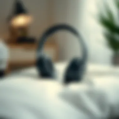 Bose Headphones in a Comfortable Setting Bose headphones in a cozy environment