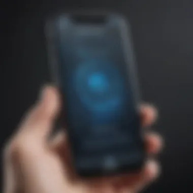 Advanced Cell Phone Security Illustration Cell Phone Security Illustration