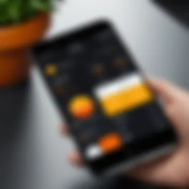 User interface of the Chipolo app demonstrating features