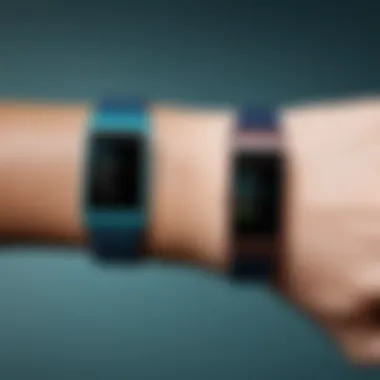 Interface Comparison: Fitbit vs. Samsung Side-by-side comparison of Fitbit and Samsung smartwatch interfaces.