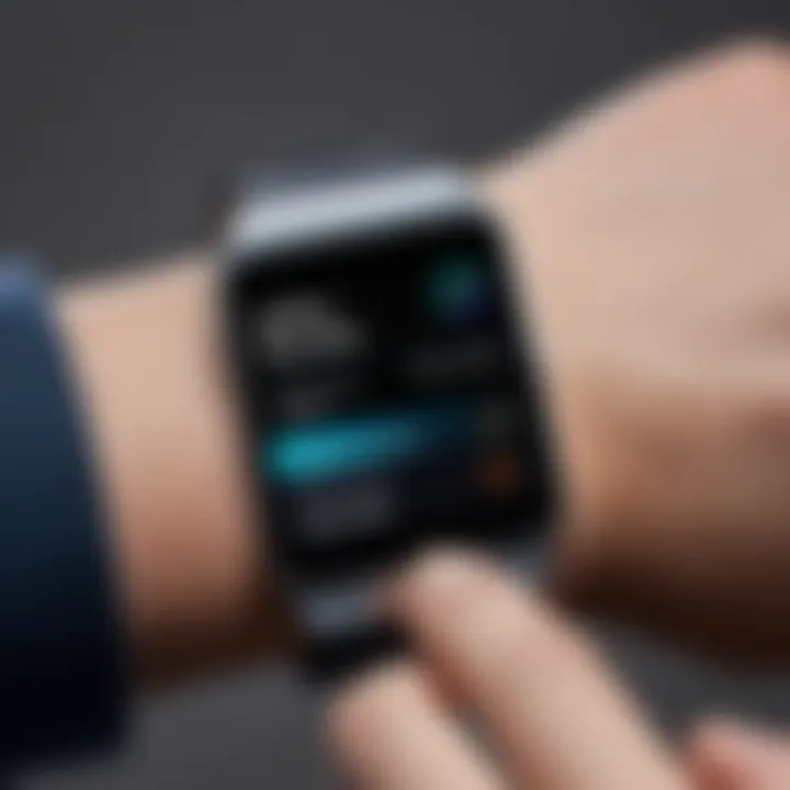 Samsung smartwatch demonstrating integration with smart devices.