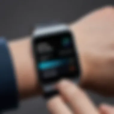Samsung Device Integration Capabilities Samsung smartwatch demonstrating integration with smart devices.