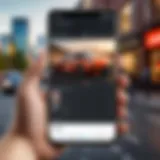 User interface of a popular list application on Android