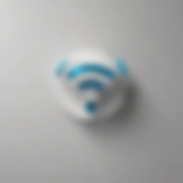 Illustration of WiFi signal symbol