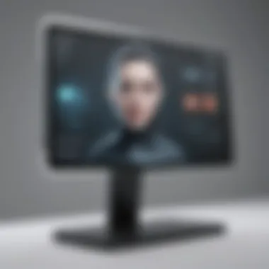Cutting-Edge Screen Mirroring Tech Illustration of a futuristic Android screen mirroring technology