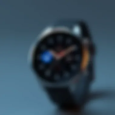 Stylish Budget Smartwatch Features A stylish budget smartwatch showcasing its features