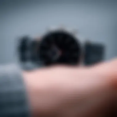 User-Friendly Interface of Budget Smartwatch A user-friendly interface of a budget smartwatch