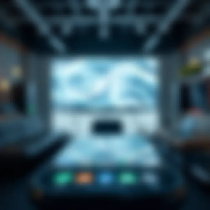 A visual representation of the latest smartphone trends in technology.