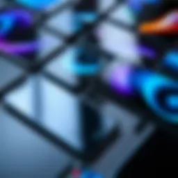 A close-up view of a variety of smartphones showcasing different designs and features.