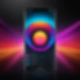 Vibrant selection of ringtones on a smartphone.