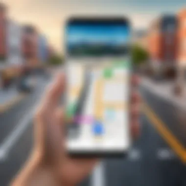 Utilizing Android Apps for Effective Phone Location Screenshot of an Android phone showing location tracking app