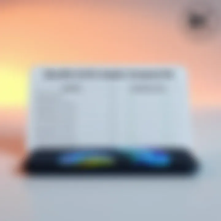 Comparison chart of charging pad benefits and drawbacks