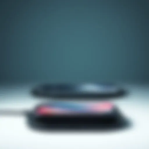 Modern charging pad design featuring sleek aesthetics