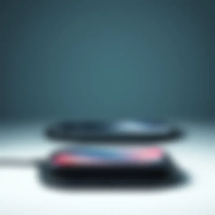 Modern charging pad design featuring sleek aesthetics