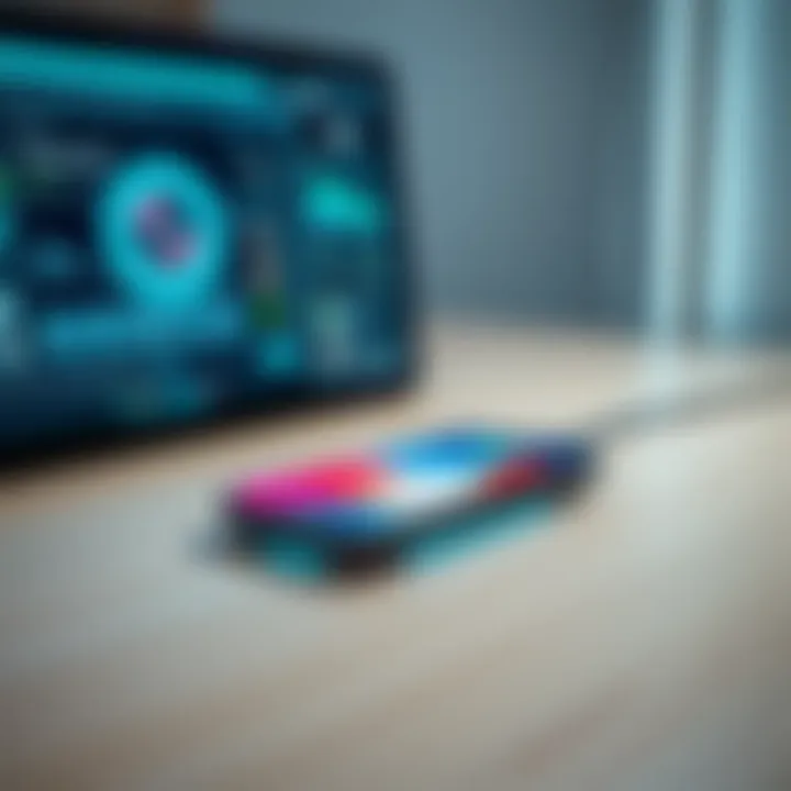 Visual representation of wireless charging technology advancements