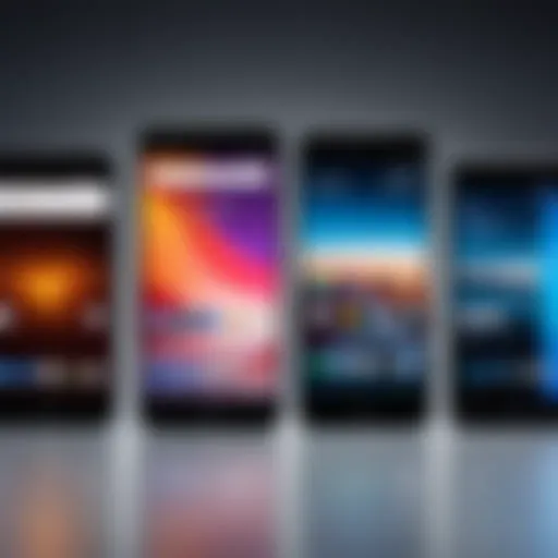 Diverse range of smartphones compatible with Straight Talk