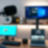 Showcasing various recording apps for YouTube content creation