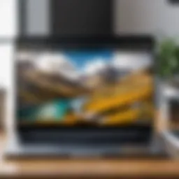 User accessing Google Photos on a laptop