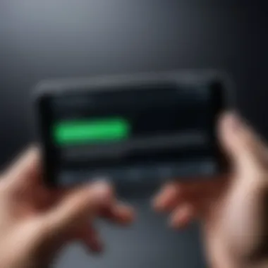 Depiction of troubleshooting common issues during Android updates