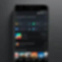 Visual representation of Google Play interface featuring app categories