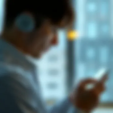 User enjoying enhanced mobile experience with a 5G device