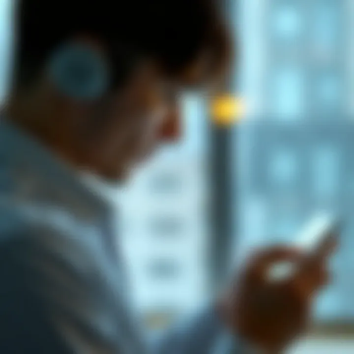 User enjoying enhanced mobile experience with a 5G device