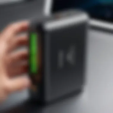 On-the-Go Power Management Compact battery pack designed for portability