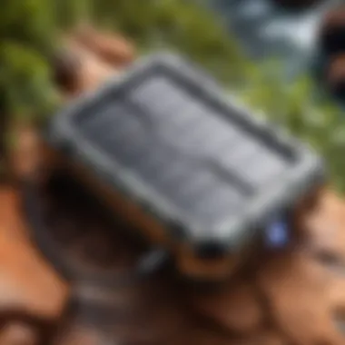 Durable Power for Adventurers Battery pack with rugged design for outdoor use